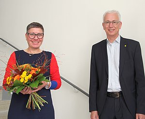 Ursel Basener-Roszak und Geschäftsführer Martin Engelhardt