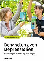 Behandlung von Depressionen Flyer Station 9 Gießen