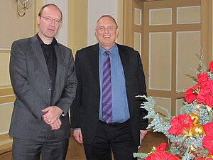 Prof. Dr. Gauggel und Dr. Gunter Wagner (v.l.)
