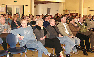 Publikum bei einer Vortragsveranstaltung im ZSP Philippshospital