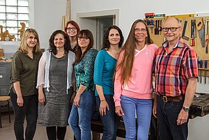 Das Team des Tagesstrukturzentrums Rathausstraße der begleitenden psychiatrischen Dienste Rheingau